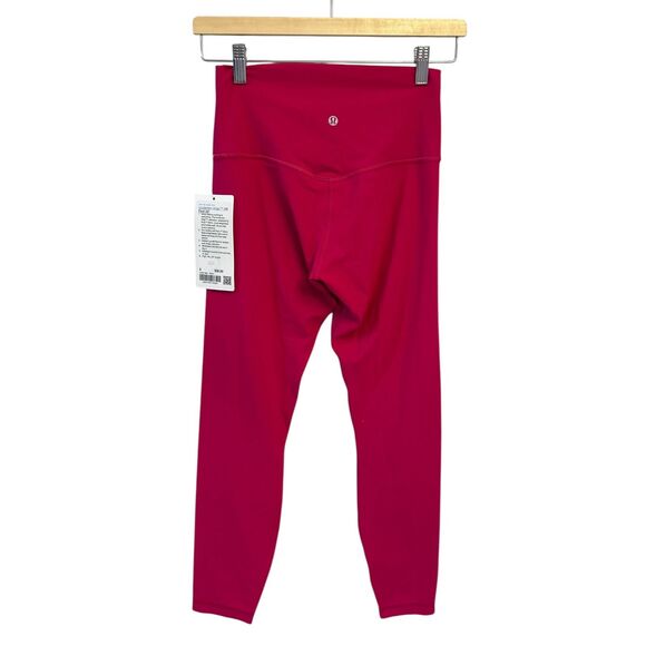 NWT Lululemon Size 6  Align HR Pant 28” PSNT Passionate Pink  Authentic - Picture 2 of 6